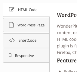 Vertical WordPress Tabs