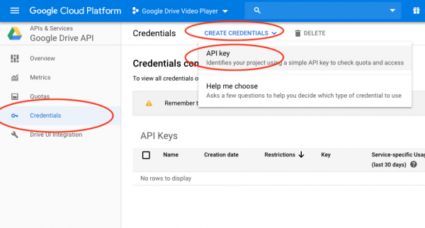 Google Drive API overview