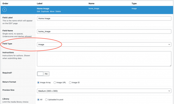 acf image field