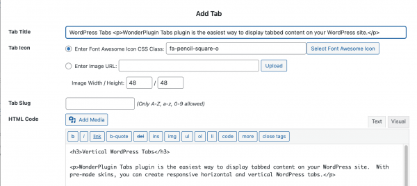 wordpress-tabs-subtitles