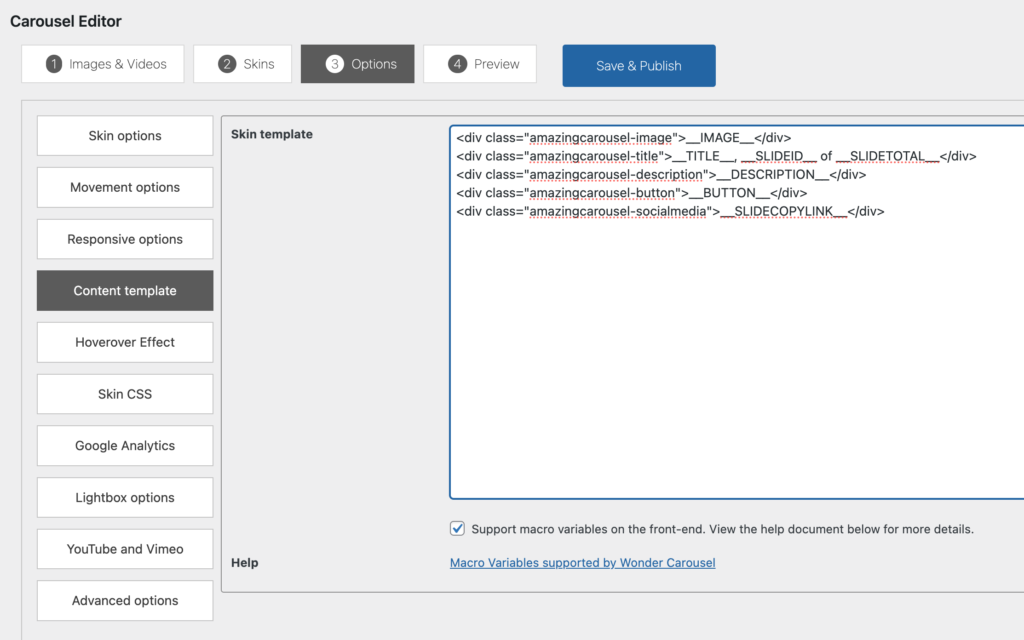 How to display the current slide number and the total number of slides ...